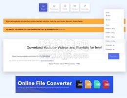 ddownr免费下载YouTube视频的工具 可转成MP3和4K、8K高画质
