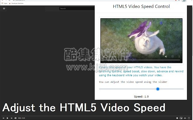 HTML5 Video Speed Control 3.0.0.0 crx（网页视频加快或减慢播放）