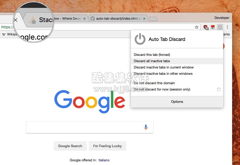 火狐插件：auto Tab Discard 浏览器标签页自动休眠