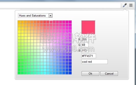 火狐插件：colorzilla 从浏览器中的任何点获取颜色读数（拾色器）