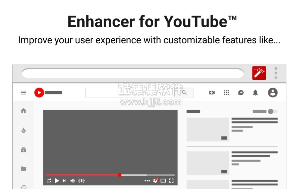 火狐插件：enhancer For Youtube™ 油管自定义功能