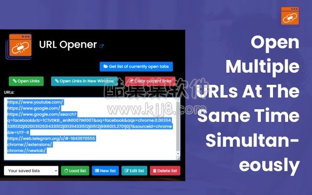 URL Opener 1.0.0.0 crx（批量打开链接 链接管理器）