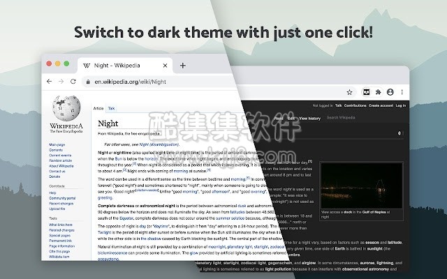 Chrome插件：dark Reader