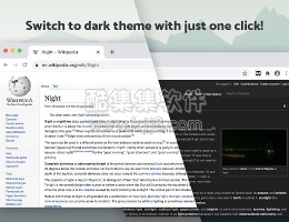 谷歌浏览器插件Dark Reader 护眼暗黑模式插件 将网页背景改成深色