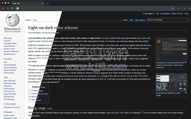 Chrome插件：dark Mode Night Eye
