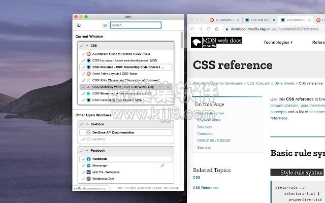 Chrome插件：tabli 简单好用的网页标签管理器