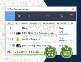 谷歌浏览器插件Free Download Manager 免费下载管理器